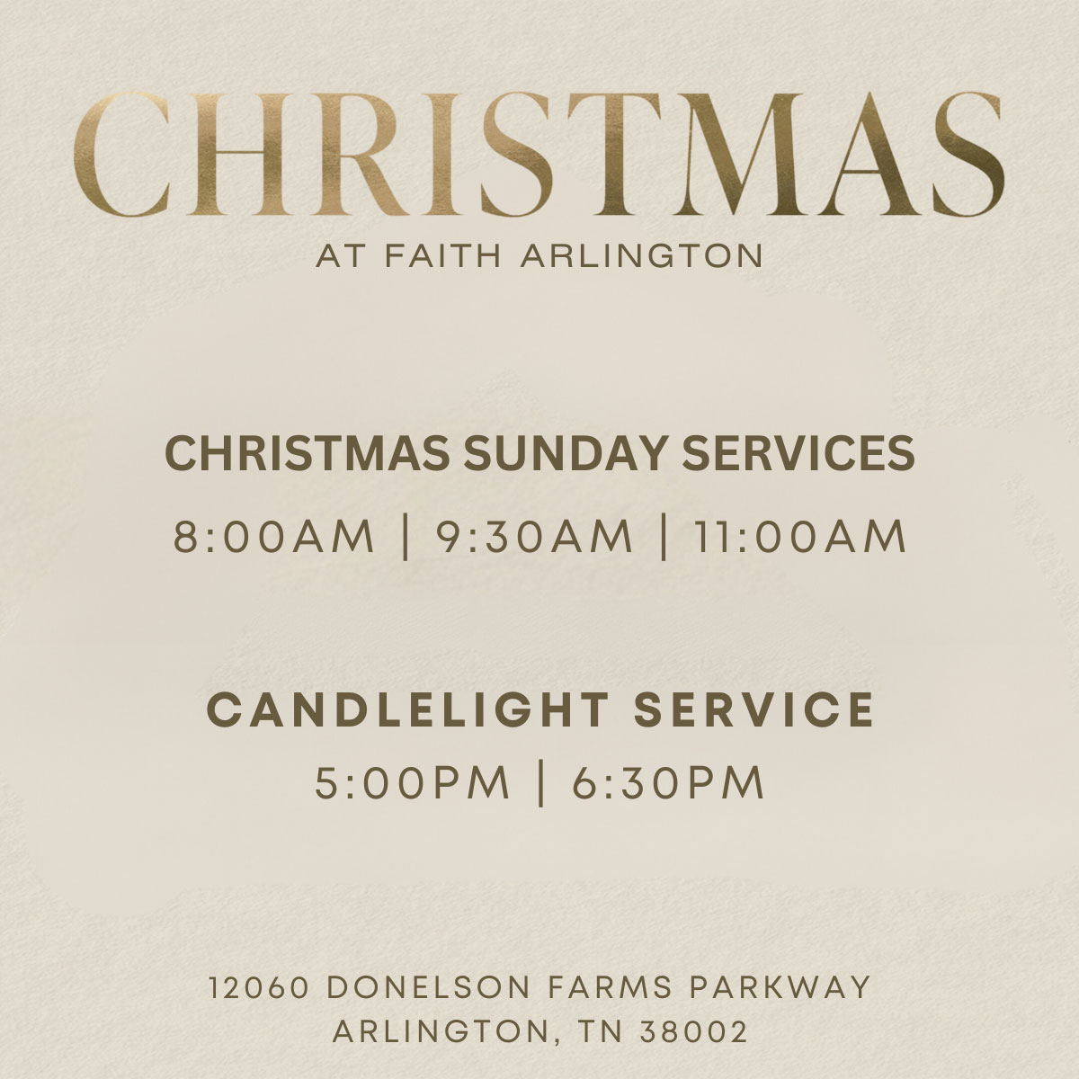 Christmas at Faith Arlington